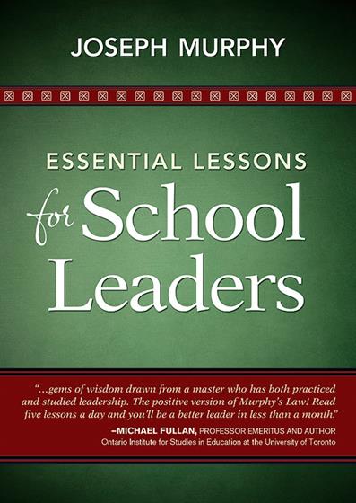 Essential Lessons for School Leaders - Book Cover