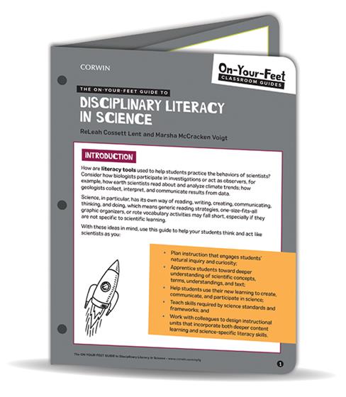 The On-Your-Feet Guide to Disciplinary Literacy in Science - Book Cover