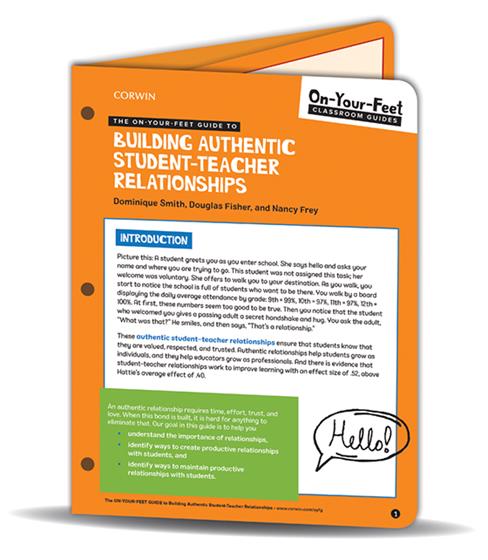 The On-Your-Feet Guide to Building Authentic Student-Teacher Relationships book cover book cover