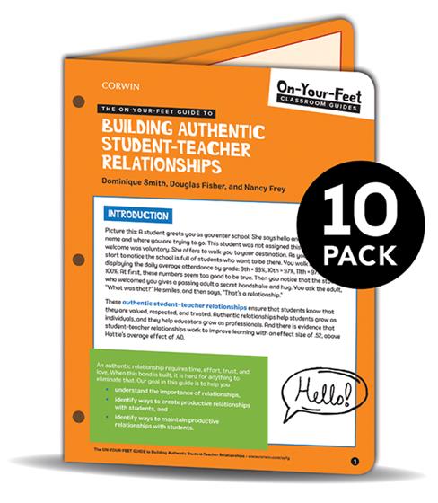 BUNDLE: Smith: The On-Your-Feet Guide to Building Authentic Student-Teacher Relationships: 10 Pack book cover book cover