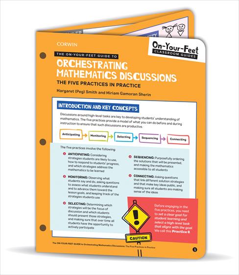The On-Your-Feet Guide to Orchestrating Mathematics Discussions - Book Cover