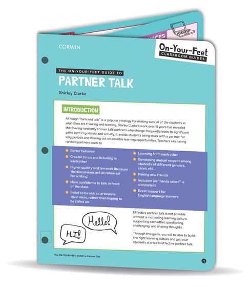 The On-Your-Feet Guide to Partner Talk book cover book cover