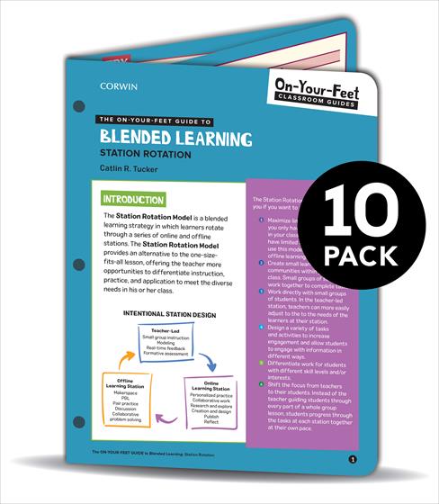 BUNDLE: Tucker: The On-Your-Feet Guide to Blended Learning: 10 Pack book cover book cover