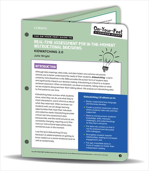 The On-Your-Feet Guide to Real-Time Assessment for In-the-Moment Instructional Decisions book cover book cover