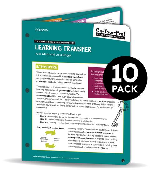 BUNDLE: Stern: The On-Your-Feet Guide to Learning Transfer 10 Pack - Book Cover