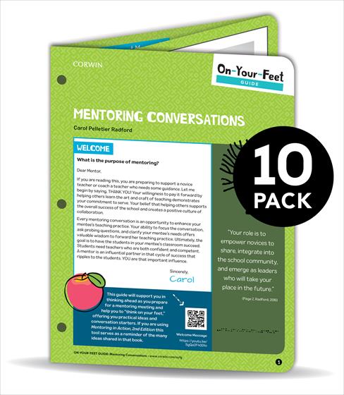 BUNDLE: Radford: On-Your-Feet Guide: Mentoring Conversations: 10 Pack book cover book cover