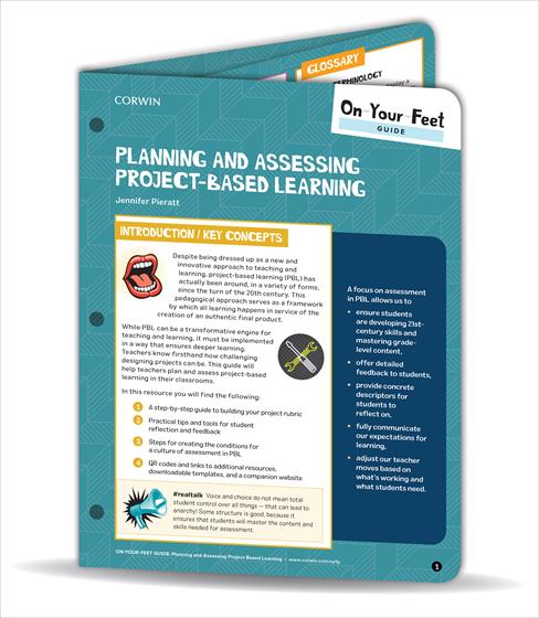 On-Your-Feet Guide: Planning and Assessing Project-Based Learning book cover book cover