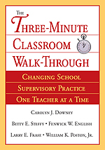 The Three-Minute Classroom Walk-Through - Book Cover