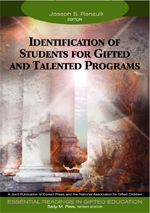 Identification of Students for Gifted and Talented Programs - Book Cover