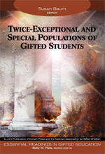 Twice-Exceptional and Special Populations of Gifted Students - Book Cover