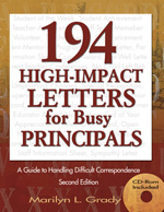 194 High-Impact Letters for Busy Principals - Book Cover