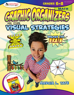 Engage the Brain: Graphic Organizers and Other Visual Strategies, Math, Grades 6–8 - Book Cover