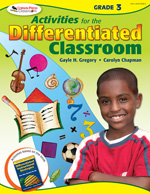 Activities for the Differentiated Classroom: Grade Three - Book Cover