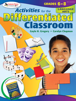 Activities for the Differentiated Classroom: Language Arts, Grades 6–8 - Book Cover