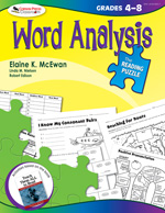 The Reading Puzzle: Word Analysis, Grades 4-8 - Book Cover