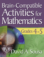 Brain-Compatible Activities for Mathematics, Grades 4-5 - Book Cover