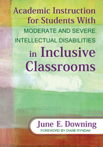 Academic Instruction for Students With Moderate and Severe Intellectual Disabilities in Inclusive Classrooms - Book Cover
