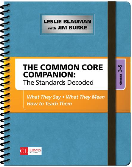 The Common Core Companion: The Standards Decoded, Grades 3-5 - Book Cover