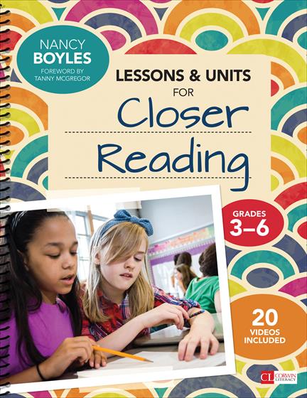 Lessons and Units for Closer Reading, Grades 3-6 - Book Cover