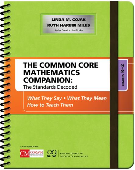 The Common Core Mathematics Companion: The Standards Decoded, Grades K-2 - Book Cover