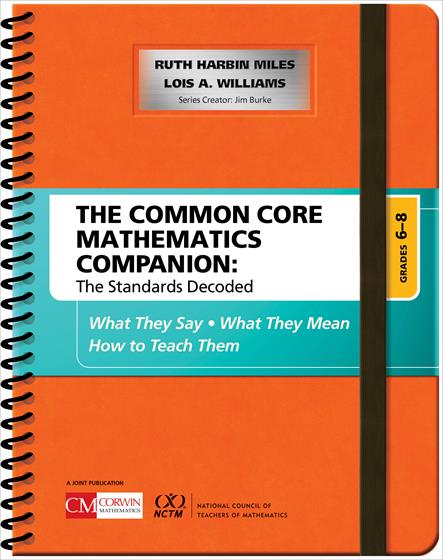 The Common Core Mathematics Companion: The Standards Decoded, Grades 6-8 - Book Cover