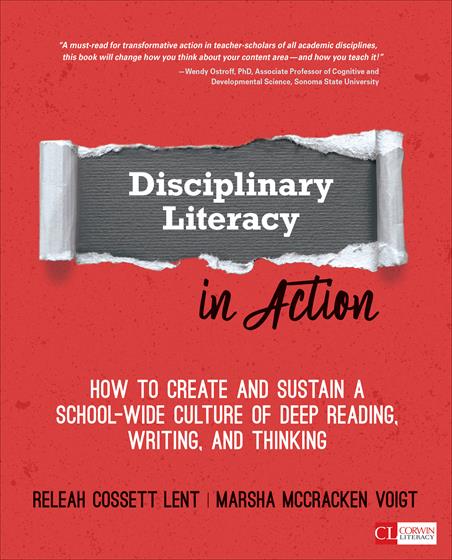 Disciplinary Literacy in Action - Book Cover