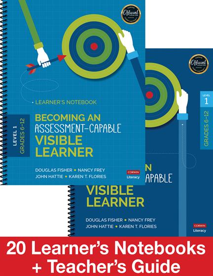 Becoming an Assessment-Capable Visible Learner, Grades 6-12, Level 1: Classroom Pack - Book Cover