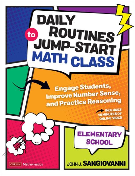 Daily Routines to Jump-Start Math Class, Elementary School - Book Cover