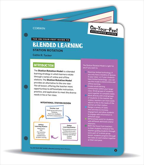 The On-Your-Feet Guide to Blended Learning book cover book cover