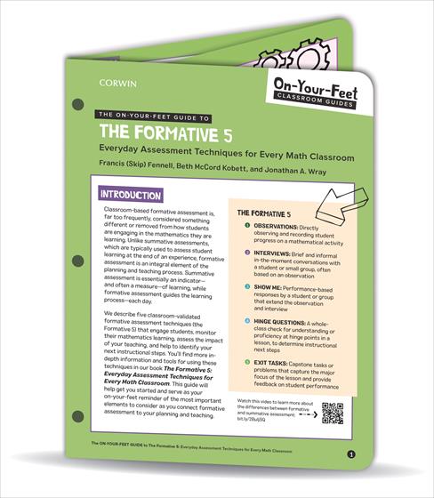 The On-Your-Feet Guide to The Formative 5 - Book Cover