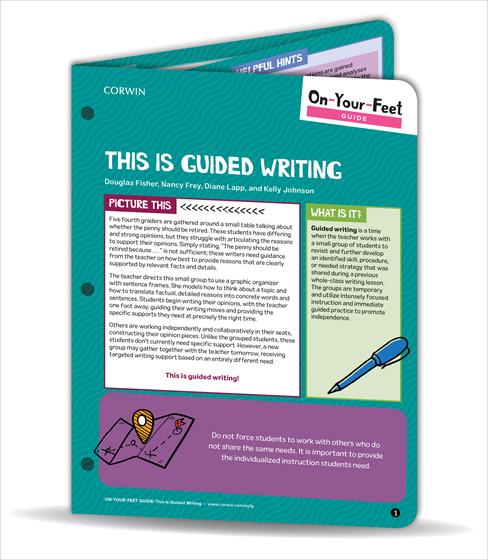 On-Your-Feet Guide: This Is Guided Writing - Book Cover