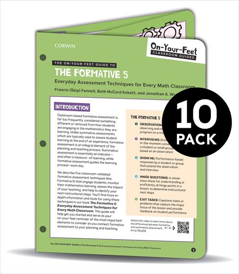BUNDLE: Fennell: The On-Your-Feet Guide to The Formative 5: 10 Pack - Book Cover