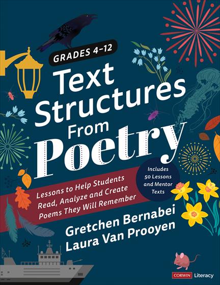 Text Structures From Poetry, Grades 4-12 - Book Cover