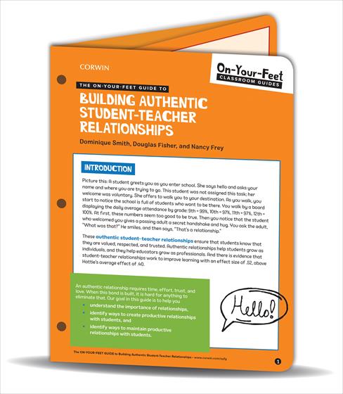 The On-Your-Feet Guide to Building Authentic Student-Teacher Relationships - Book Cover