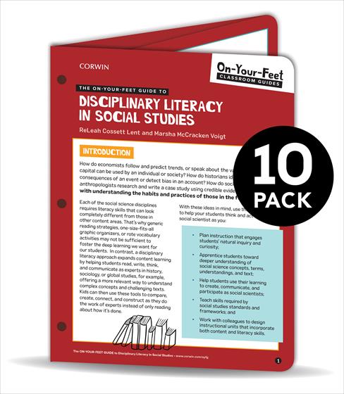 BUNDLE: Lent: The On-Your-Feet Guide to Disciplinary Literacy in Social Studies: 10 Pack - Book Cover
