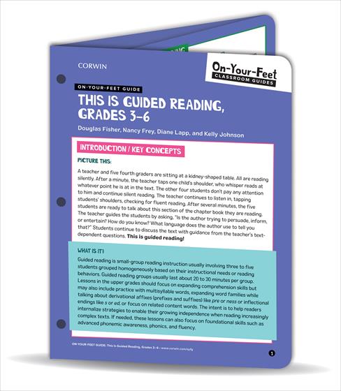 On-Your-Feet Guide: This Is Guided Reading, Grades 3-6 - Book Cover