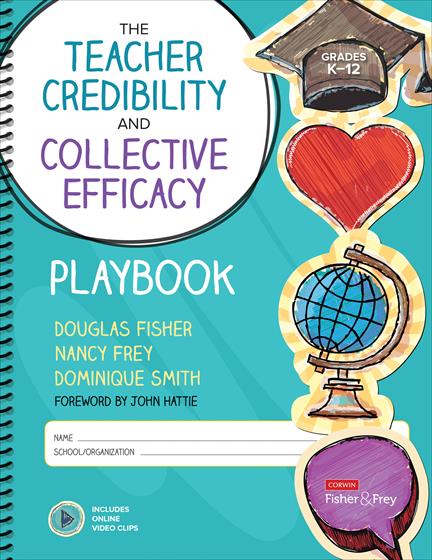 The Teacher Credibility and Collective Efficacy Playbook, Grades K-12 - Book Cover