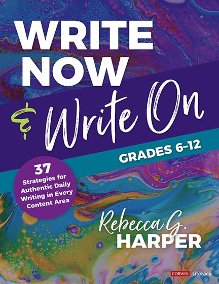 Write Now & Write On, Grades 6-12 - Book Cover