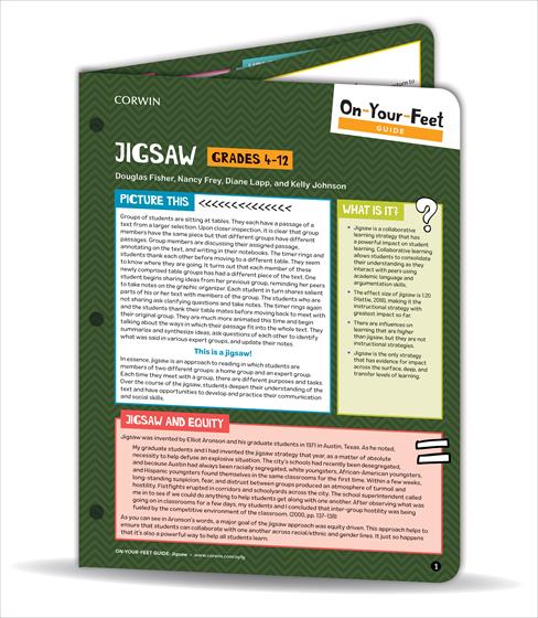 On-Your-Feet Guide: Jigsaw, Grades 4-12 book cover book cover