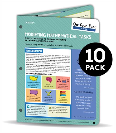 BUNDLE: Smith: On-Your-Feet Guide: Modifying Mathematical Tasks: 10 Pack - Book Cover