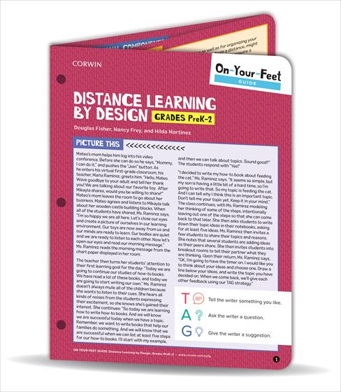 On-Your-Feet Guide: Distance Learning by Design, Grades PreK-2 book cover book cover