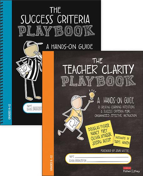 BUNDLE: Fisher: The Teacher Clarity Playbook + Almarode: The Success Criteria Playbook - Book Cover