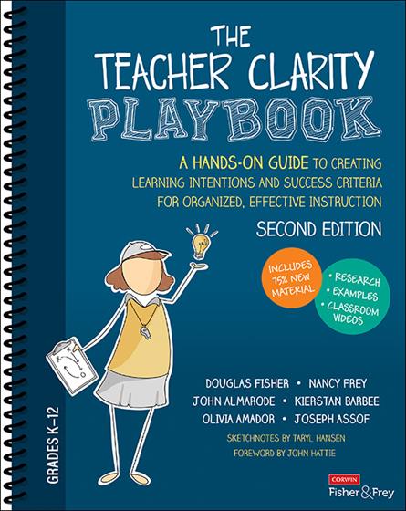 The Teacher Clarity Playbook, Grades K-12 - Book Cover