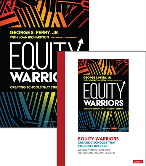 BUNDLE: Equity Warriors (10) + Implementation Guide for District and Building Leaders (1) - Book Cover