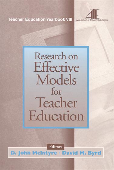 Research on Effective Models for Teacher Education - Book Cover