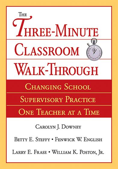 The Three-Minute Classroom Walk-Through - Book Cover