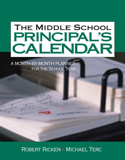 The Middle School Principal's Calendar - Book Cover