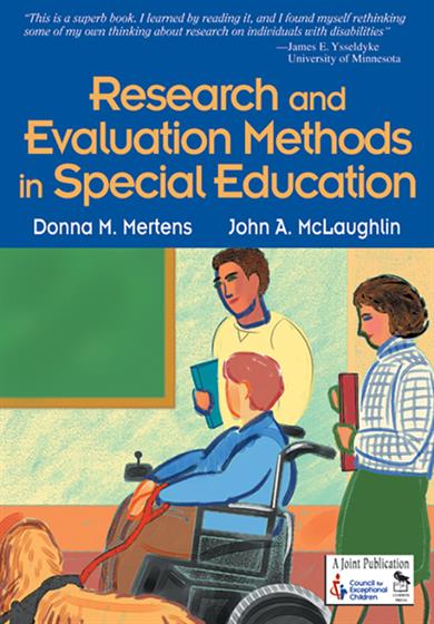 Research and Evaluation Methods in Special Education - Book Cover