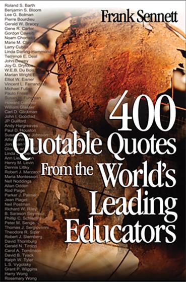 400 Quotable Quotes From the World's Leading Educators - Book Cover