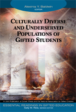 Culturally Diverse and Underserved Populations of Gifted Students - Book Cover